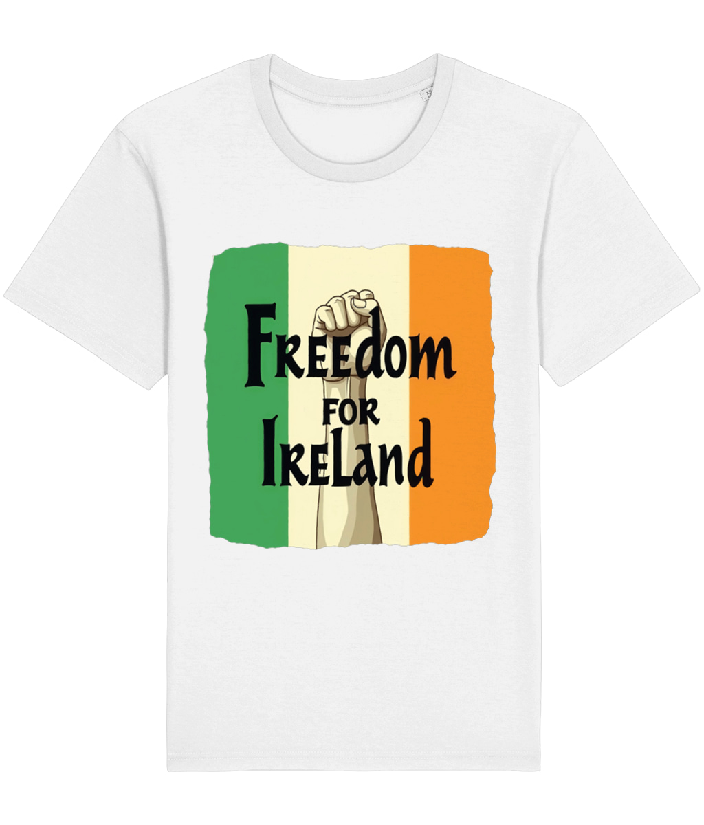 Freedom For Ireland T-Shirt | Graphic T-Shirt | Unisex | 100% Organic Cotton - Image 2