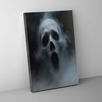ghostly skull canvas