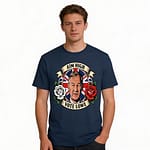 restore britain t shirt "aim high vote lowe". 100% cotton