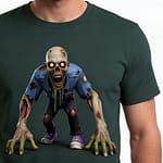 " zombie patrol ", tubular unisex 100% organic cotton t shirt