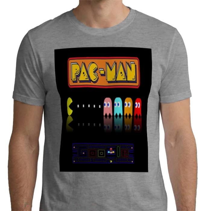 PacMan Retro Arcade Graphic T-Shirt TUBULAR UNISEX 100% ORGANIC COTTON - Image 4